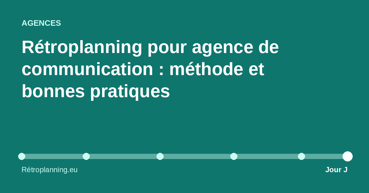 Équipe d'une agence de communication préparant un rétroplanning de projet client